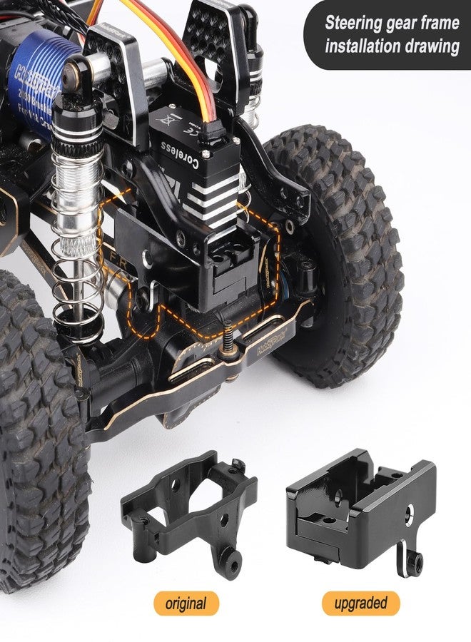 CrazyHobby Aluminum Servo Mount for Traxxas TRX4M TRX4MT K10 F150 High Trail Bronco Defender 1/18 Crawler Car Upgrade Parts - Image 5